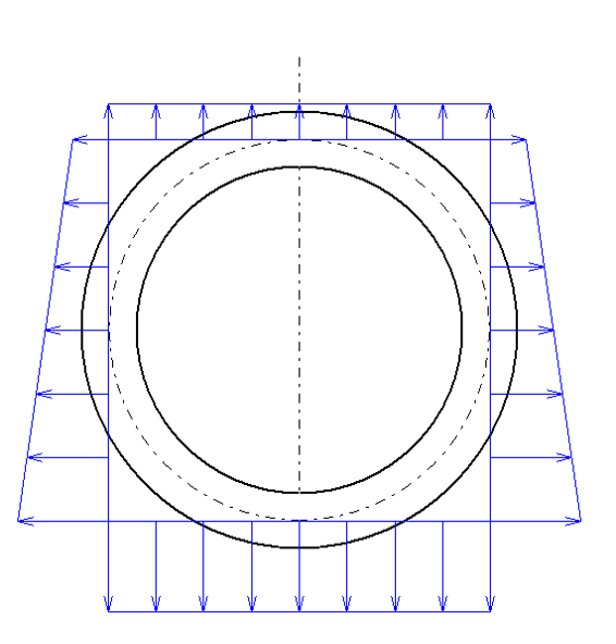 内水圧_水平鉛直_トンネル図心