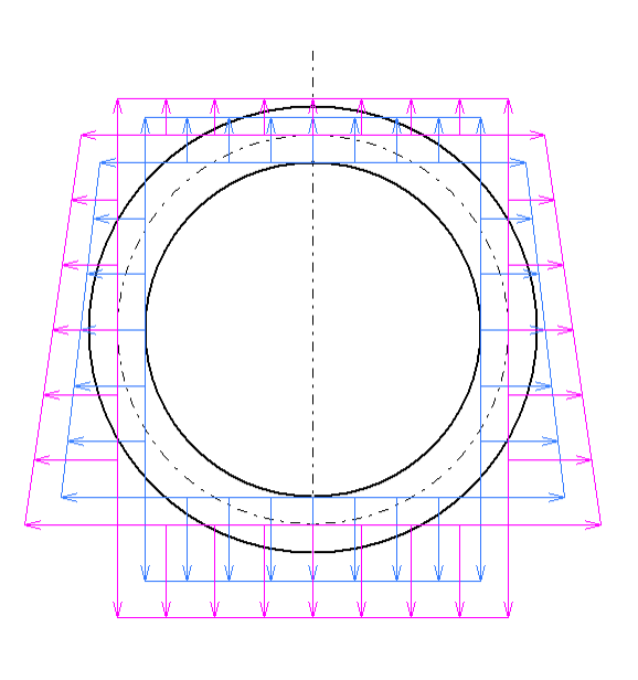 内水圧_水平鉛直_トンネル内径