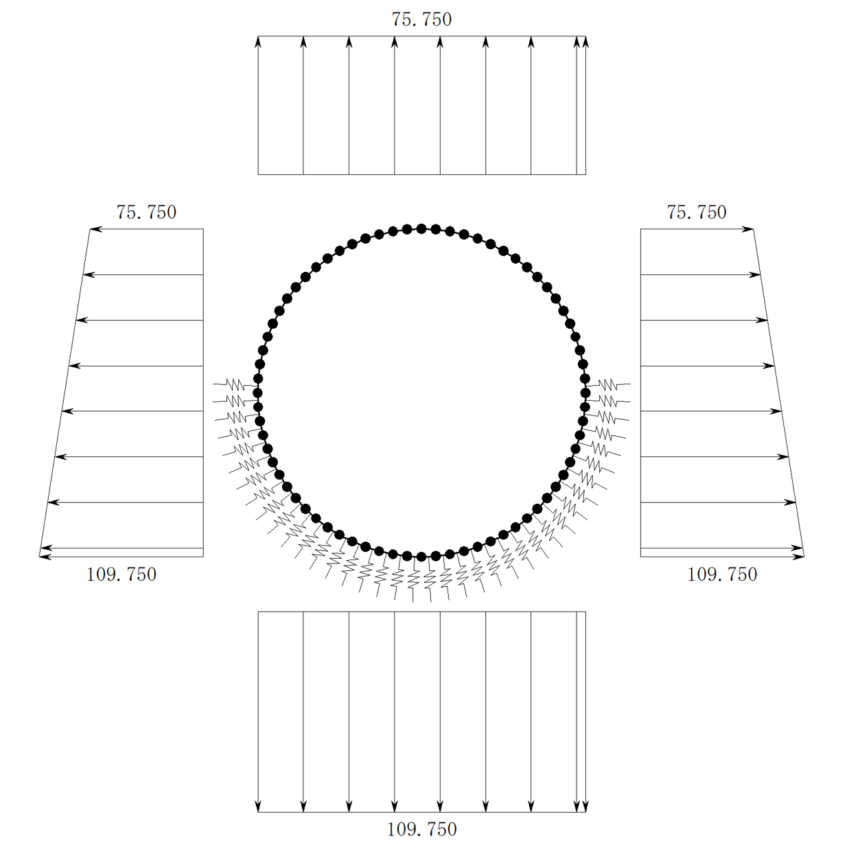 内水圧_水平鉛直荷重図